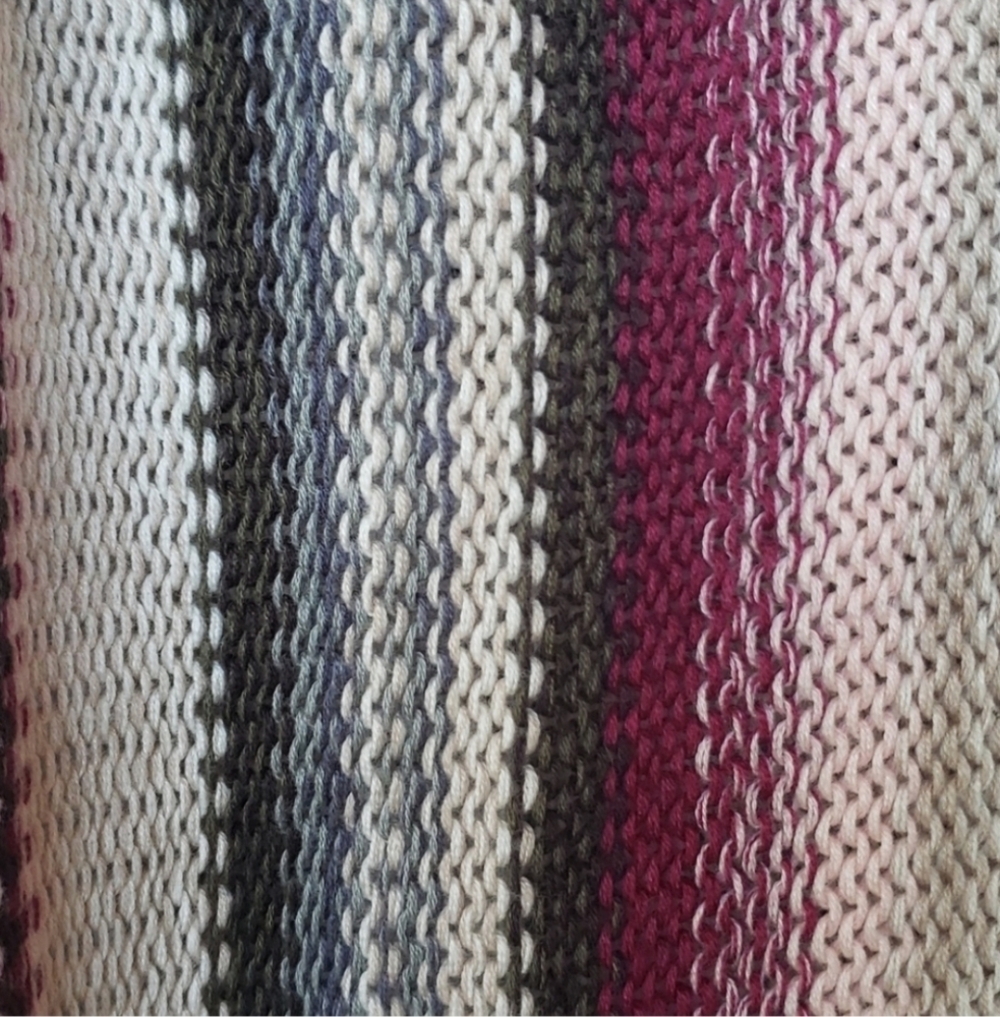 TORRID Multi-Color Striped Open-Front Waterfall Knit Cardigan Women's 1X Layer - Picture 5 of 13